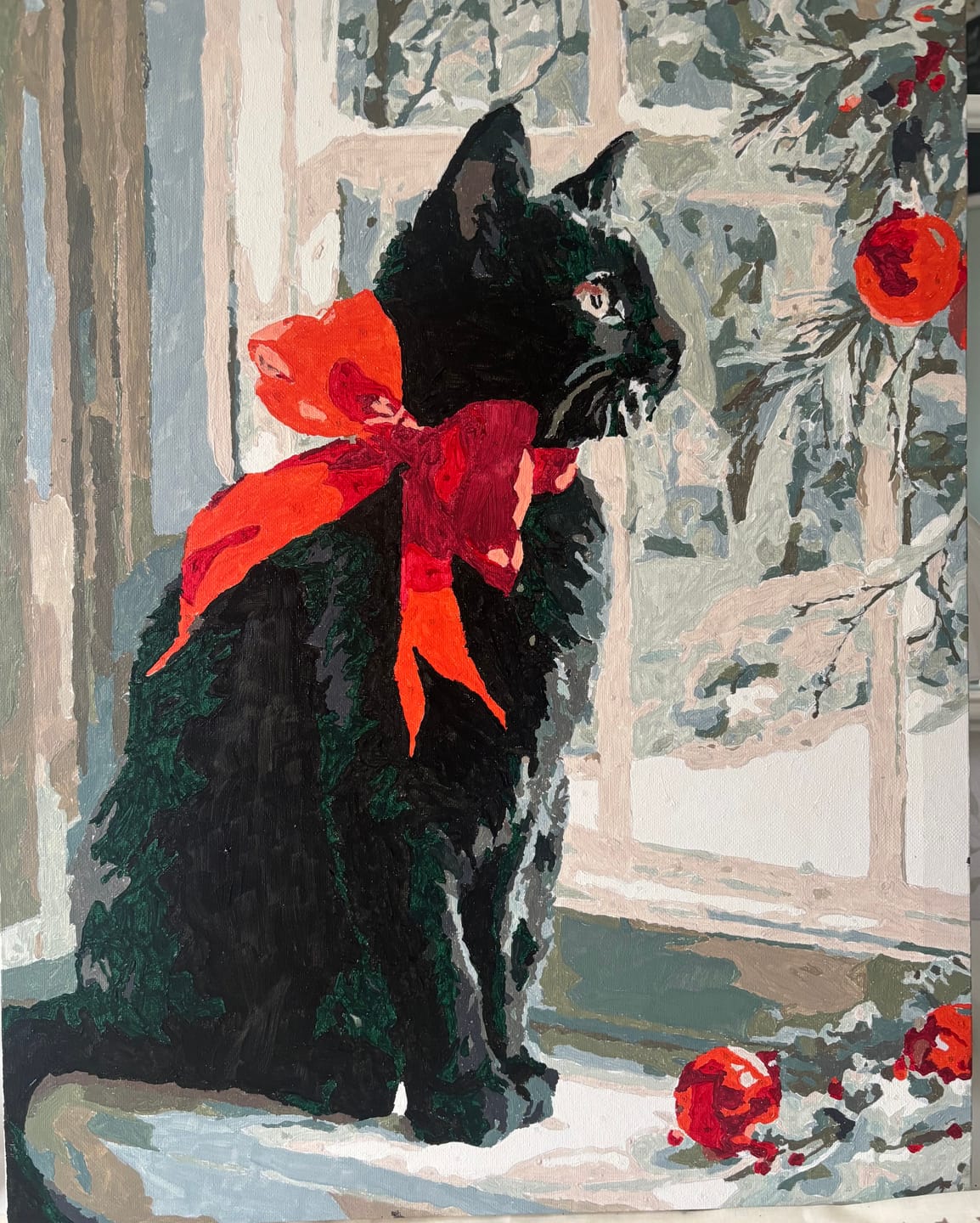 Customer photo review of Unexpected gift | Paint by Number