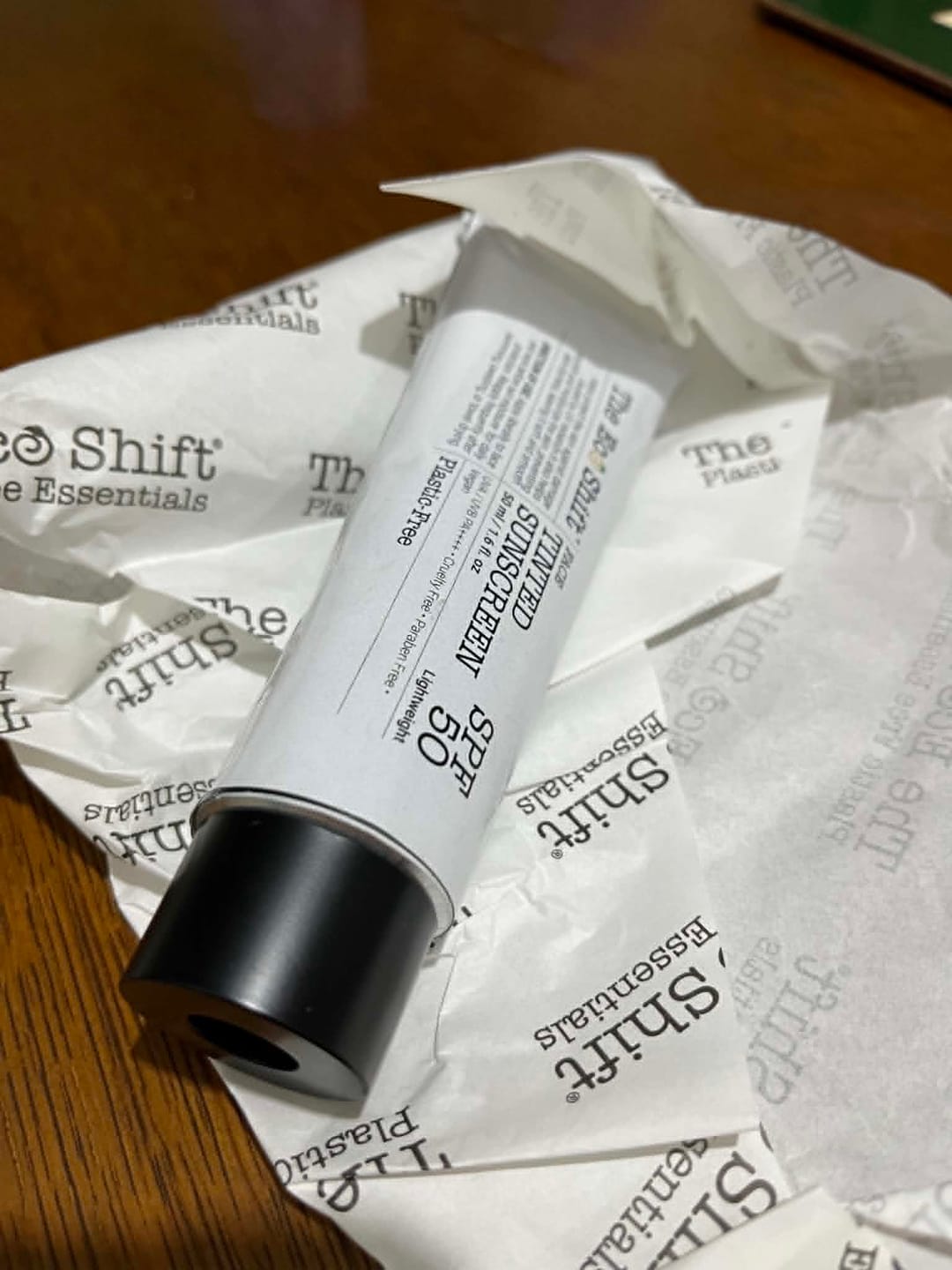 Customer photo review of Lightweight  Daily Tinted Sunscreen with SPF50 - Buy One Get One (Imperfect Packaging)