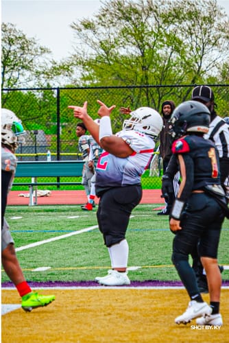 Customer photo review of Quantum Force Mid Skill Football Cleats - Team Colors - White or Black