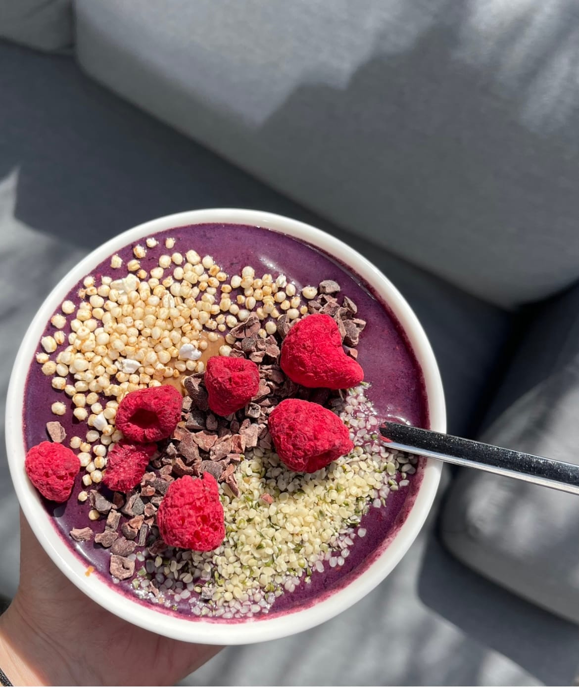 Customer photo review of Nourishing Vanilla Protein (vegan)