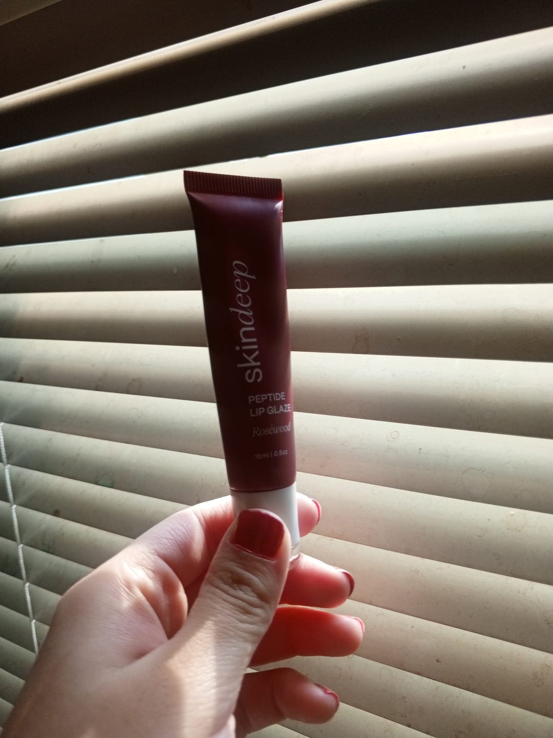 Customer photo review of Peptide Lip Glaze