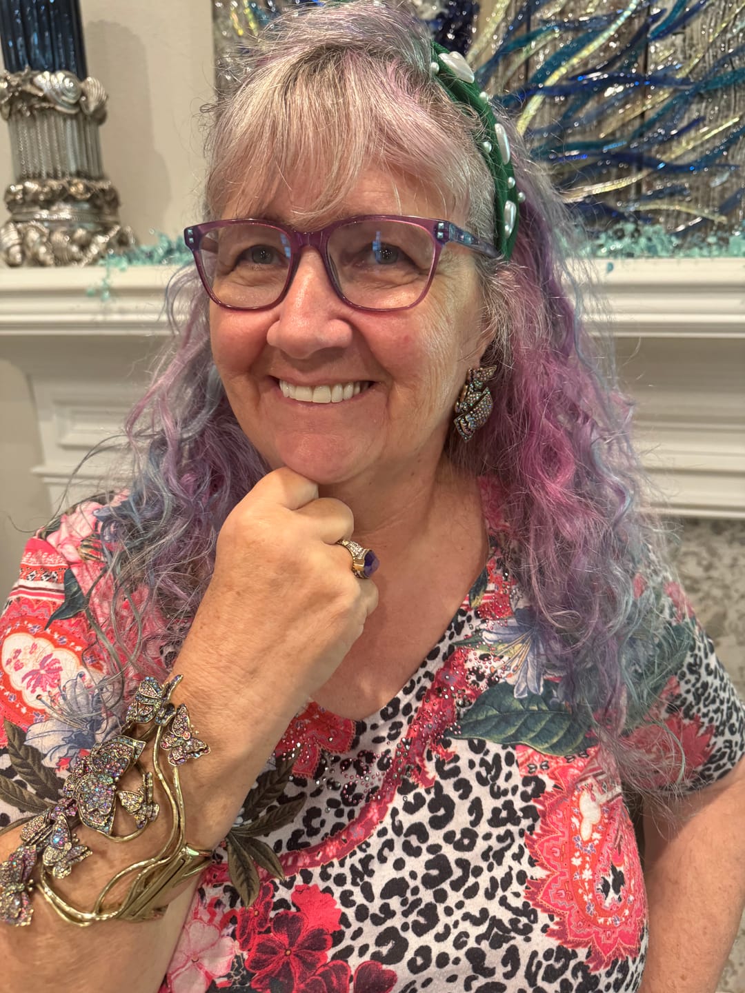 Customer photo review of HEIDI DAUS® "Butterfly Ballet" Crystal Butterfly Statement Cuff Bracelet