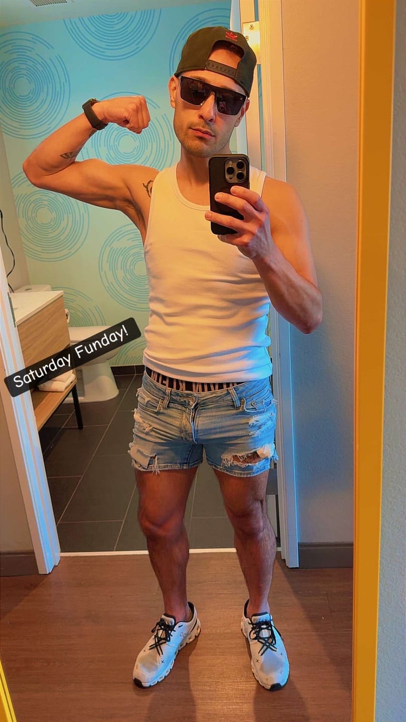 Customer photo review of Premium Ultra-Soft Cotton Fitted Tank 3 Pack