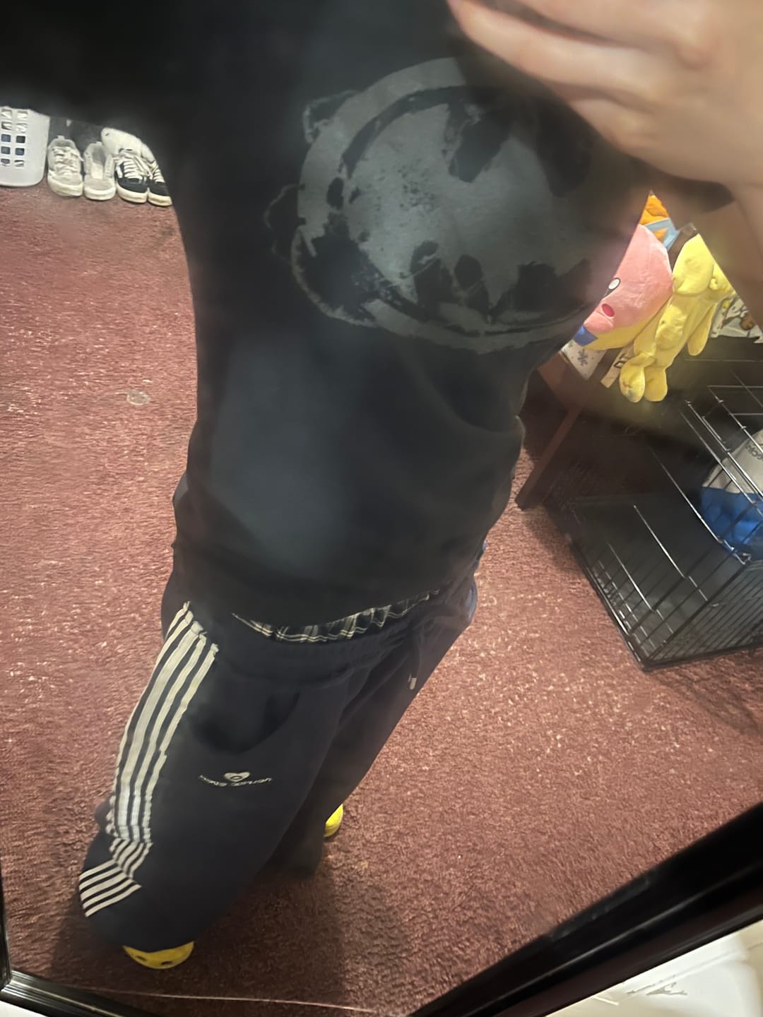 Customer photo review of Aelfric Eden Double Waist Baggy Sweatpants