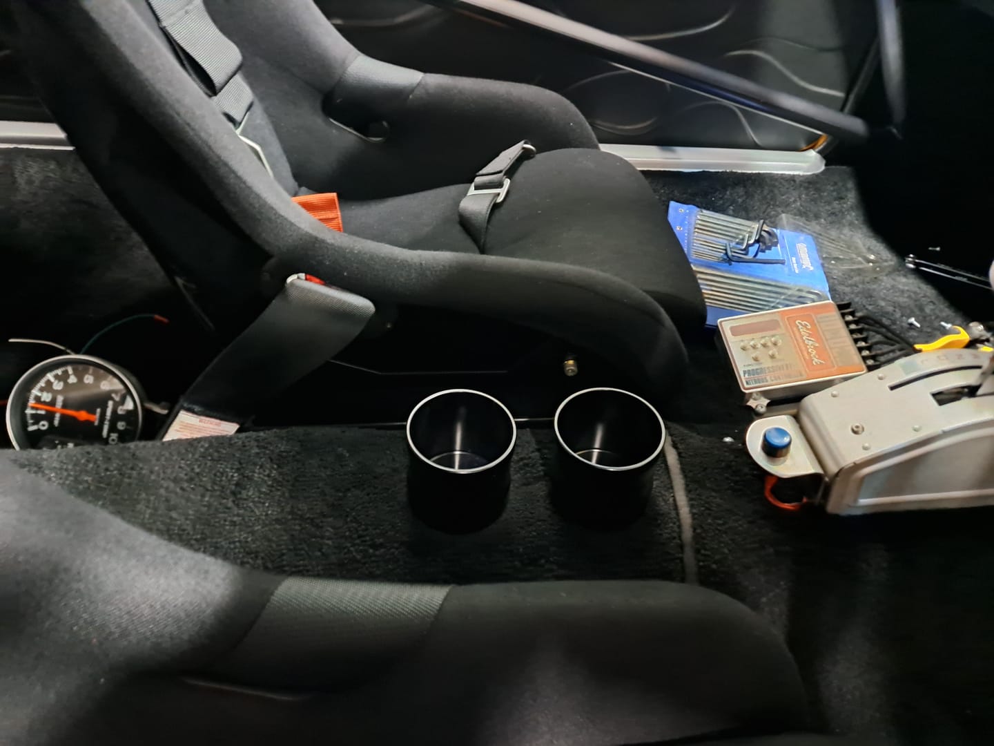 Customer photo review of Motion Stand-Alone Dual Billet Cup Holder 16-142
