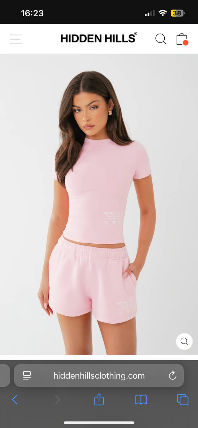 Customer photo review of LABEL T-SHIRT LIGHT PINK