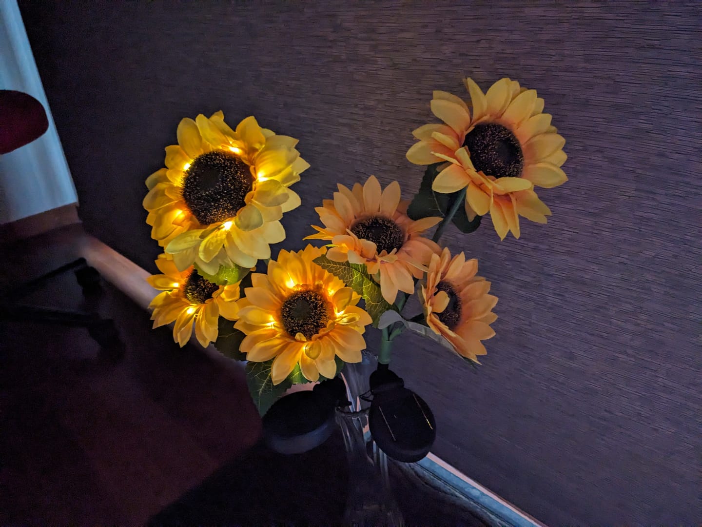 Customer photo review of GardenMate™ - Premium Solar Sunflower LED Lights