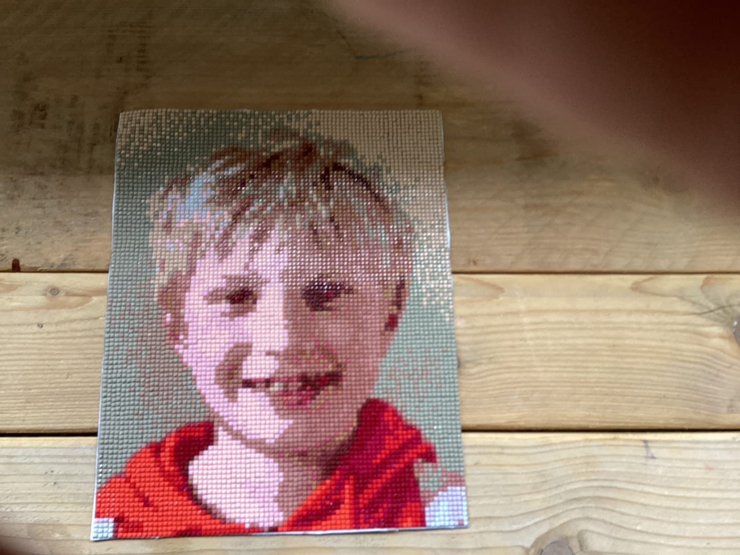 Customer photo review of Eigen Foto Diamond Painting