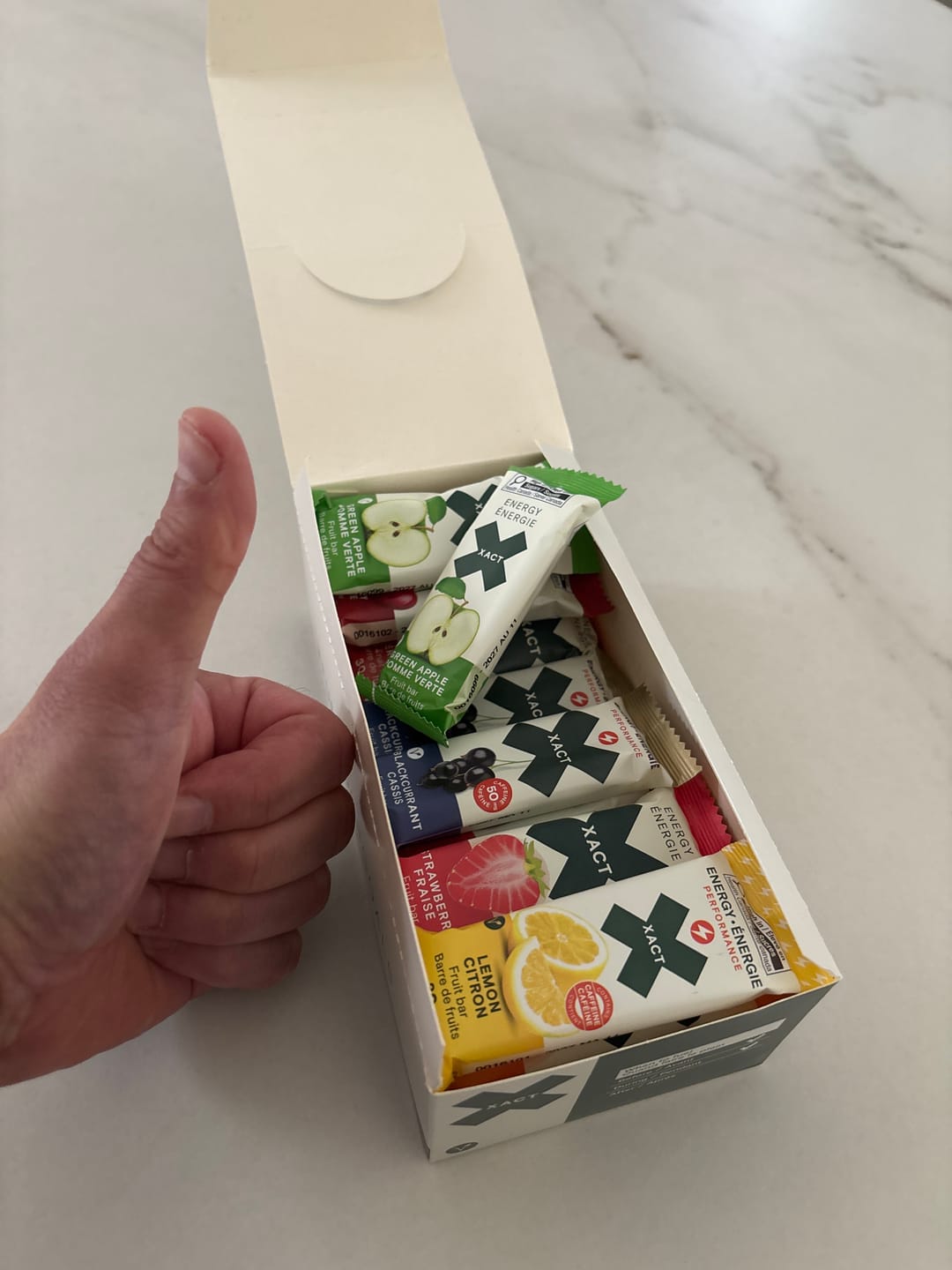 Customer photo review of XACT Energy Mixed Boxes