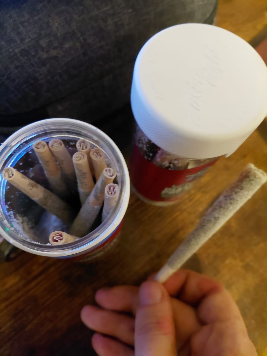 Customer photo review of Strawberry Sangria - Liquid Diamond Pre-Rolls
