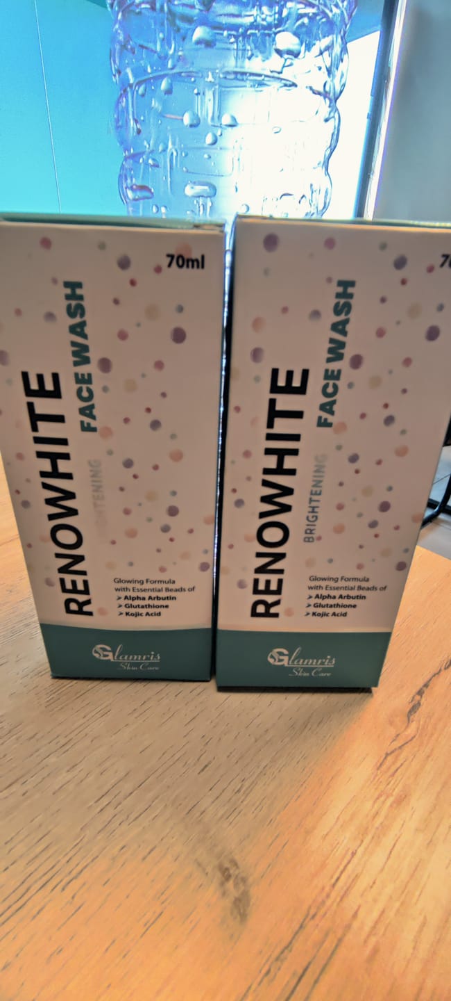 Customer photo review of Renowhite Facewash