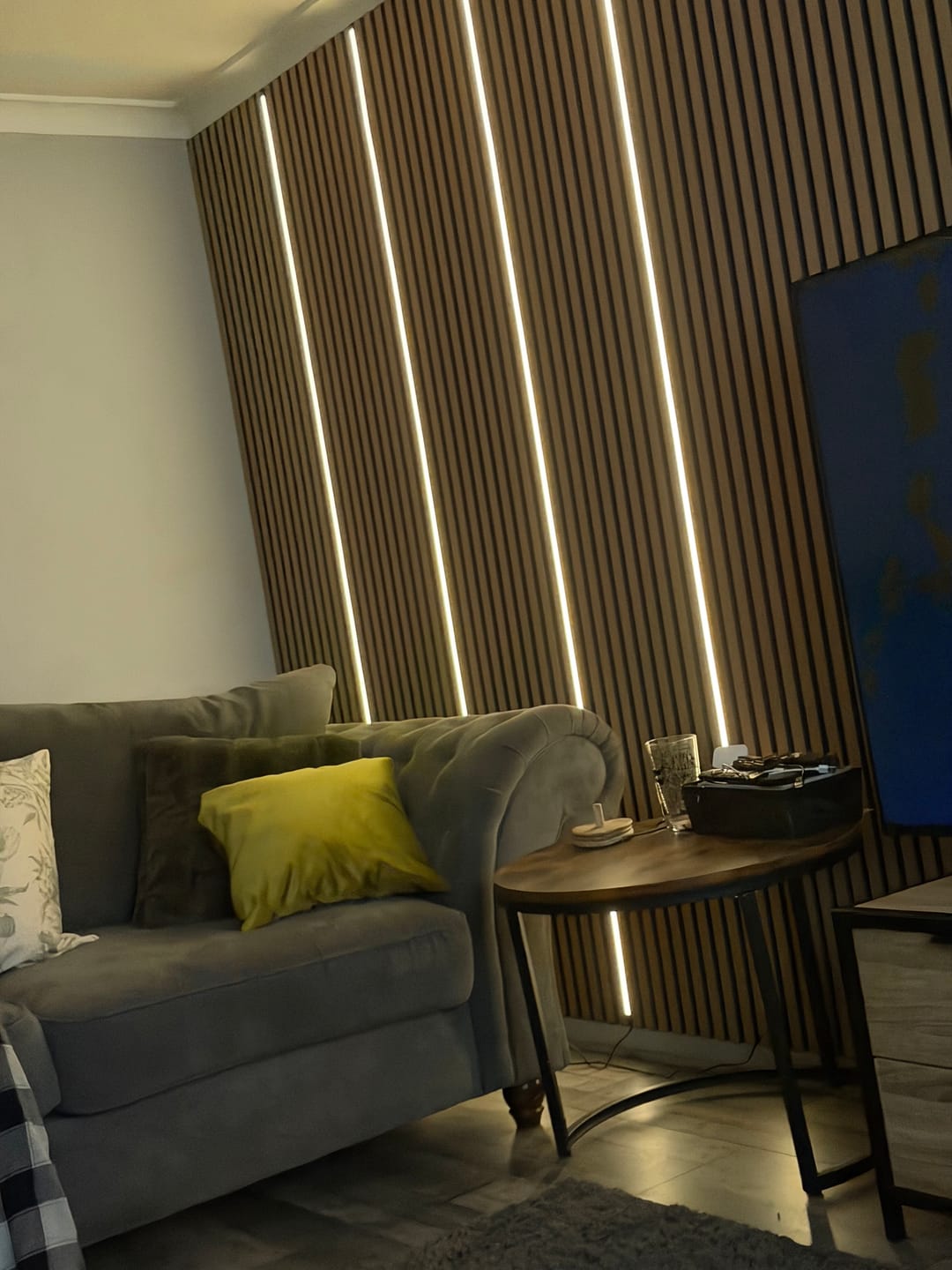 Customer photo review of Premium LED light kit 4 x 240cm LED Light Strips
