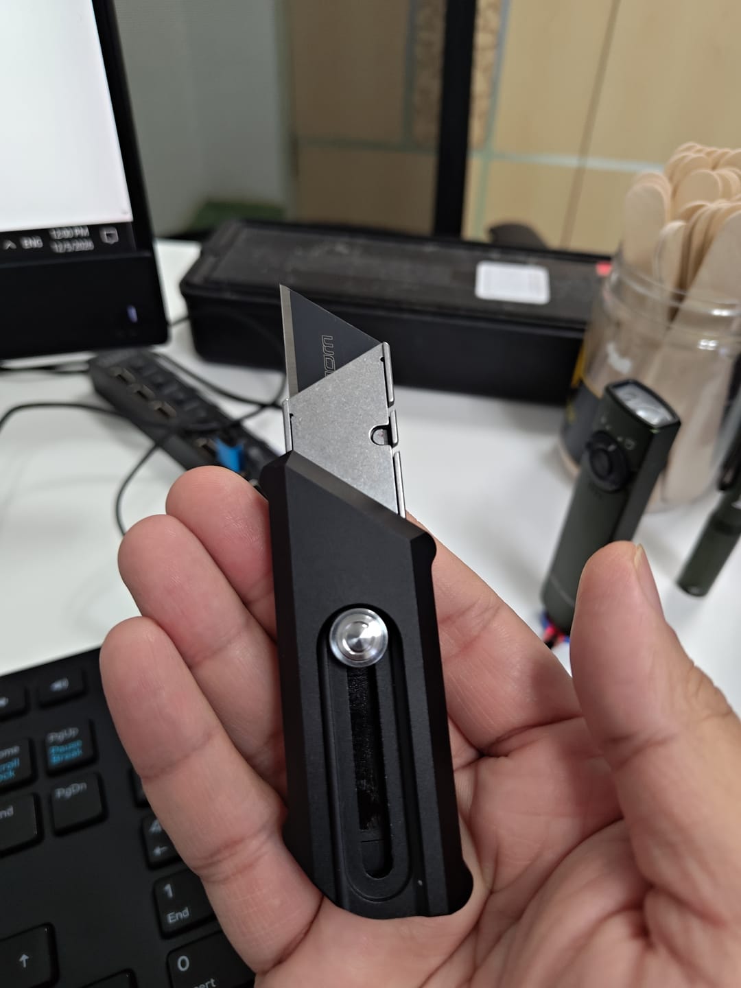 Customer photo review of Chaves Knives C.H.U.B. Slipper Slide Lock Stonewashed (CHAV14244)