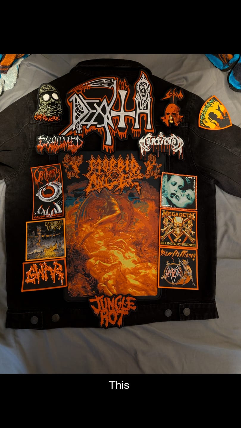 Customer photo review of The Denim Churches - Black Jacket