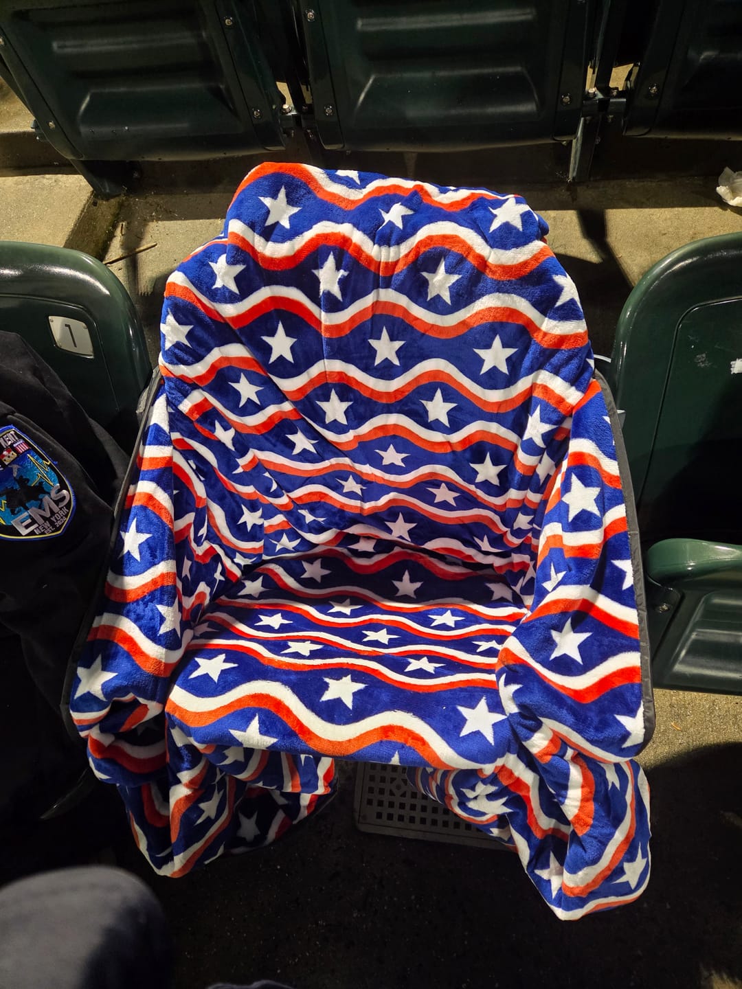 Customer photo review of The Chair Blanket