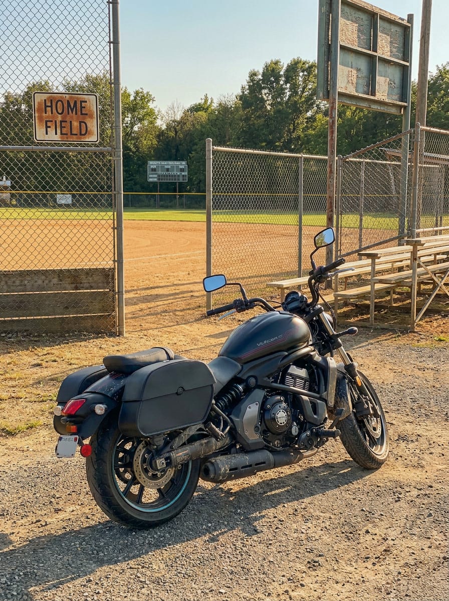 Customer photo review of 28L - Panzer Medium Hard Mount Kawasaki Vulcan S VN650 Motorcycle Saddlebags