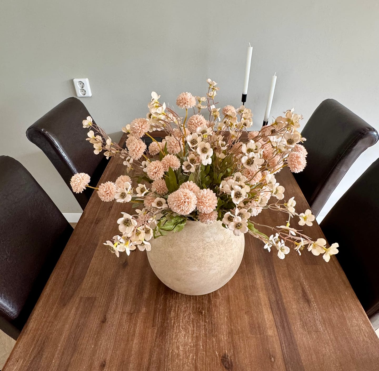 Customer photo review of Wax Arrangement - Crème