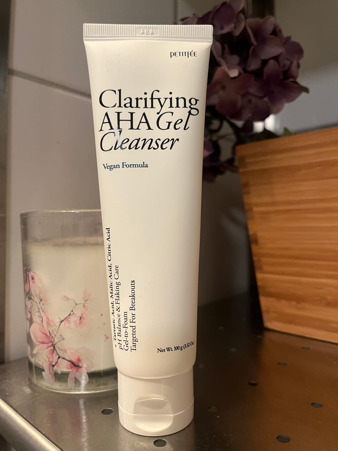 Customer photo review of Petitfee AHA Clarifying Gel Cleanser (100g)