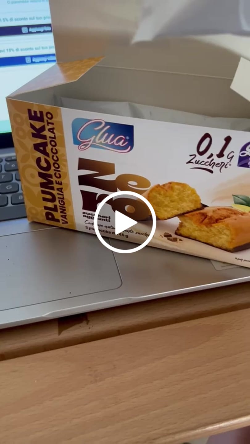Customer video review of Plumcake con base di cioccolato gusto vaniglia