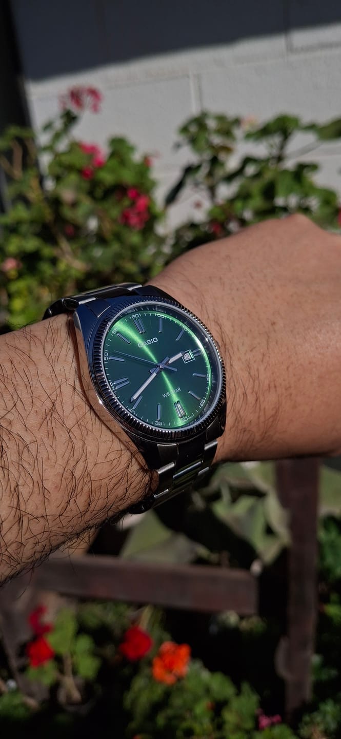 Customer photo review of Reloj Casio Análogo MTP-1302D-3AJF Verde 38,5mm JDM