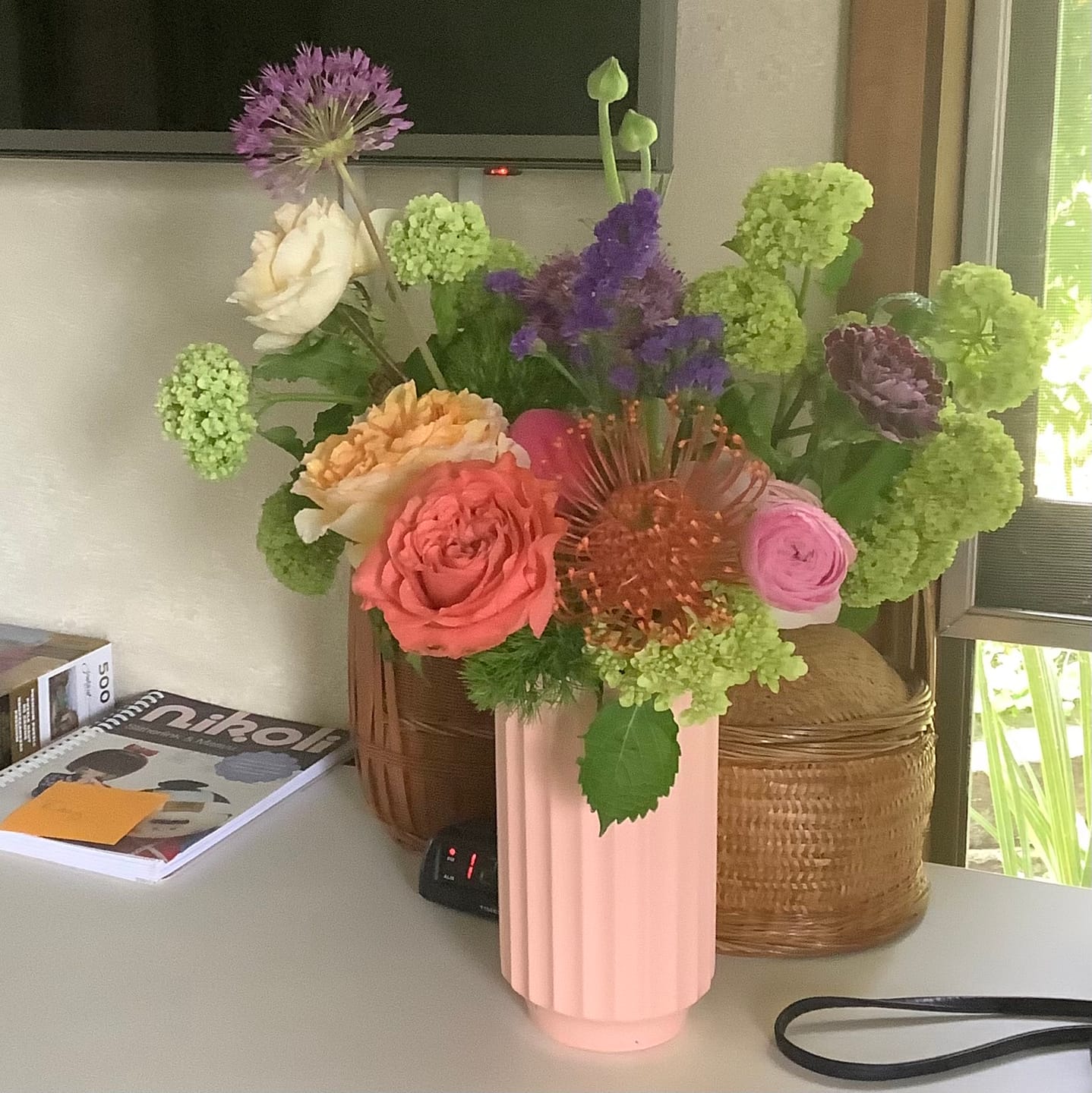Customer photo review of Herban Bloom Designer's Choice Seasonal Arrangement