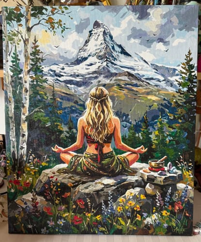 Customer photo review of Alpine Meditation (80 Colors)