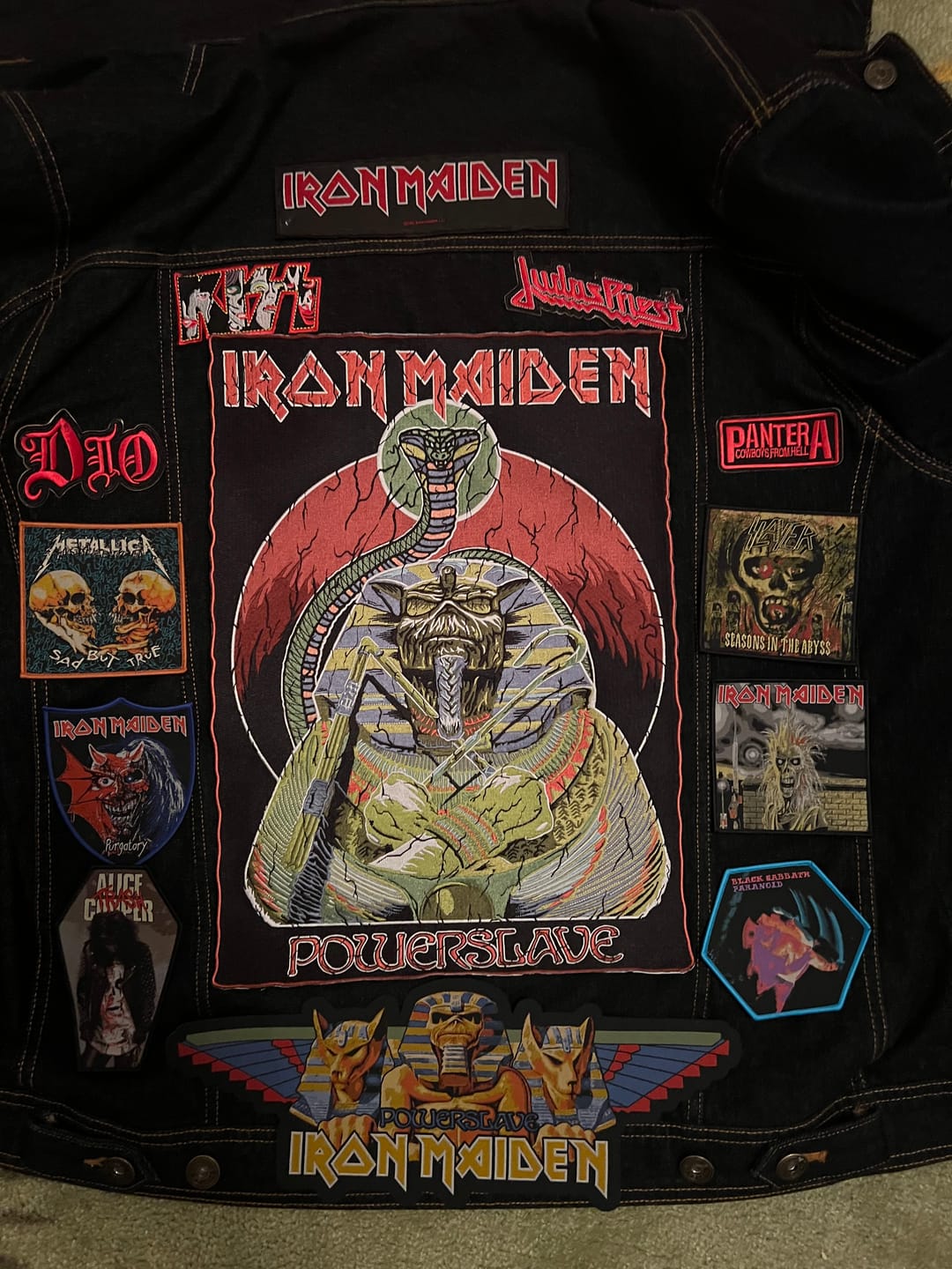 Customer photo review of Iron Maiden - Powerslave - Embroidered Backpatch