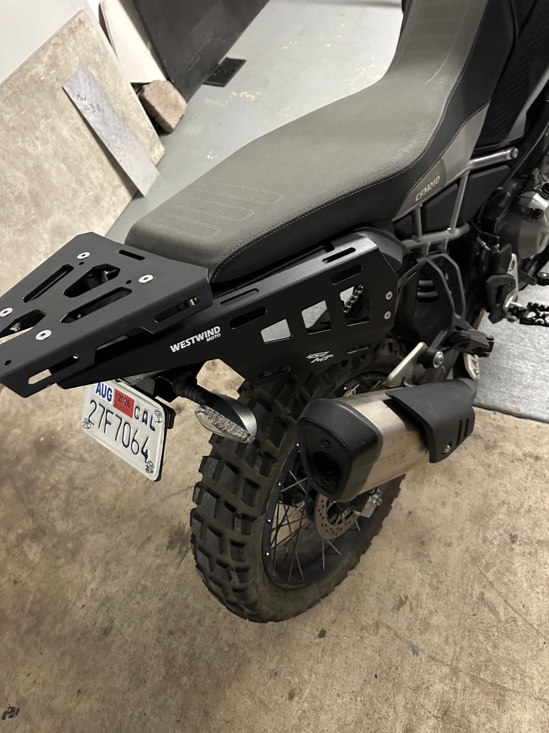 Customer photo review of CF450MT (Ibex 450) Luggage Rack