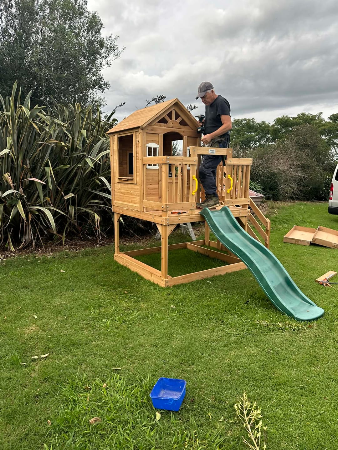 Customer photo review of Lookout Landing Playhouse