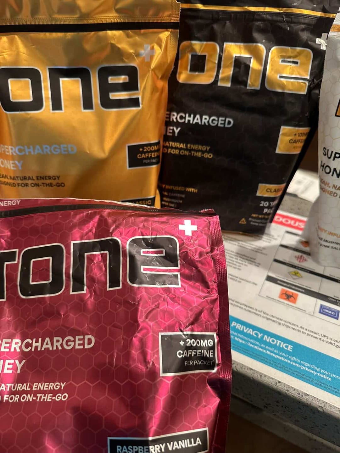 Customer photo review of 200mg Caffeine - Classic - SuperCharged Honey (20-Pack)