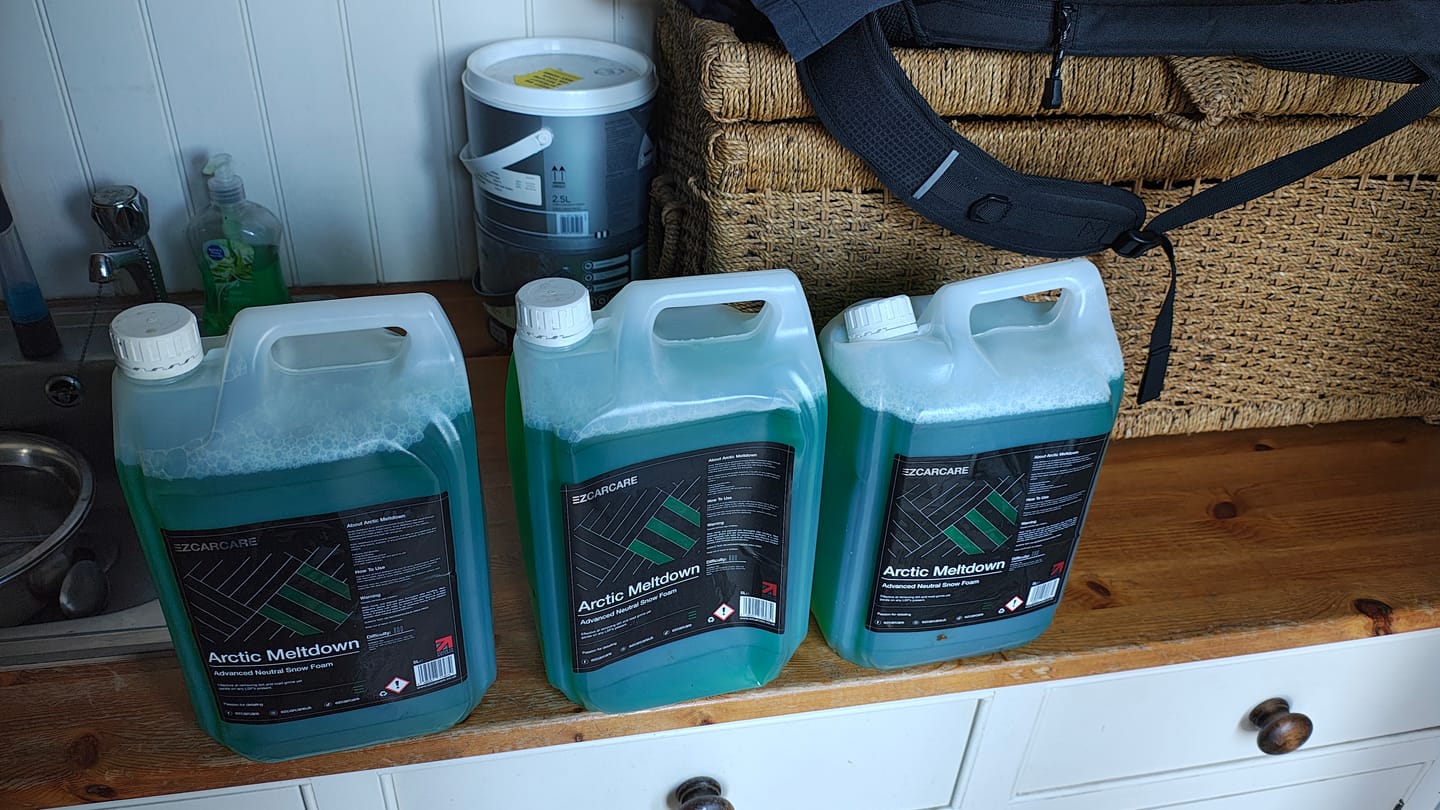 Customer photo review of Arctic Meltdown - Advanced Neutral Snow Foam  | 5 Litres