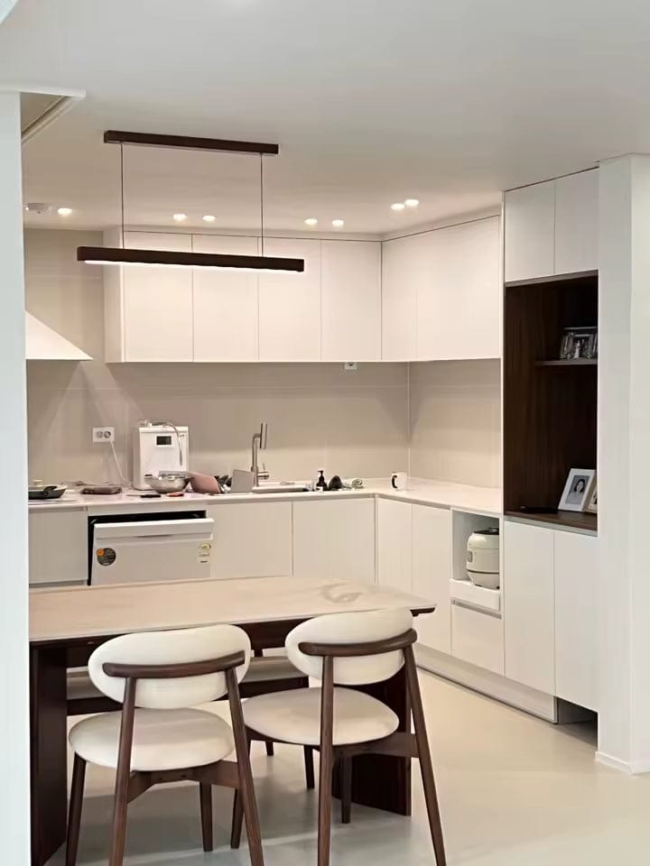 Customer photo review of Linjär Pendellampa i Massivt Trä | LED | Furu & Valnöt | 80–120 cm