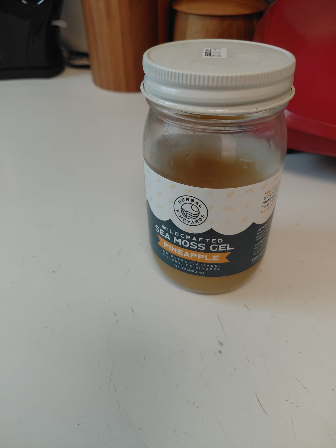 Customer photo review of EXCLUSIVE PINEAPPLE SEA MOSS GEL