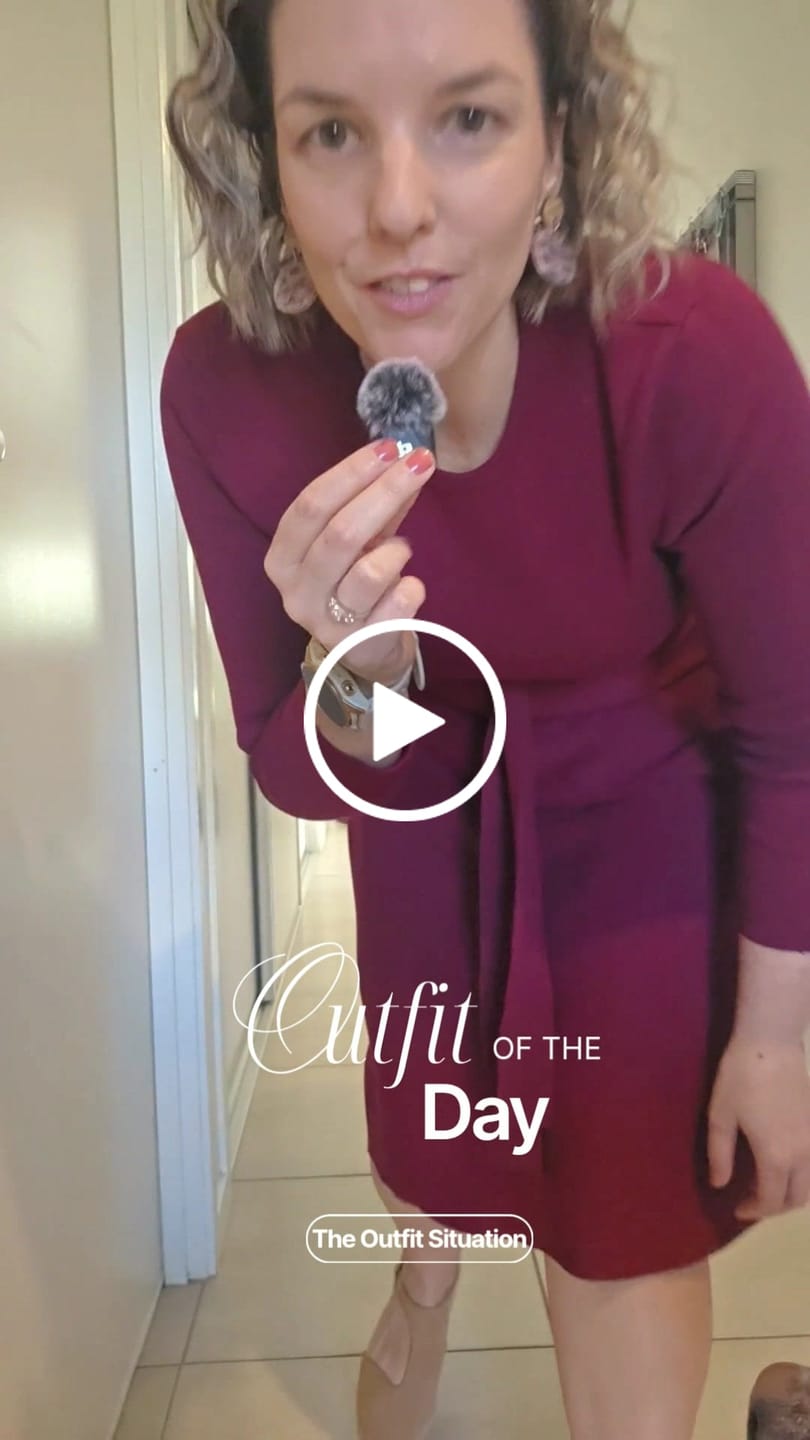 Customer video review of Bensaidy Midi Knit Dress In Wine