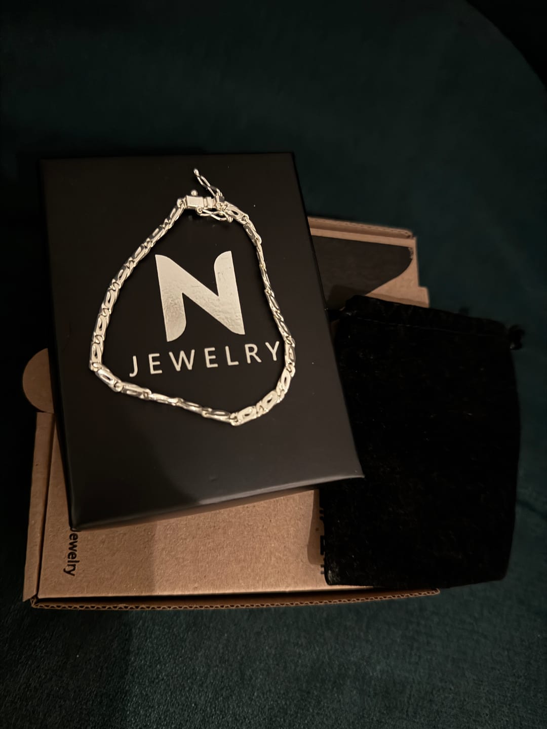 Customer photo review of Mónaco Sutil — 3 mm Silver Bracelet 950