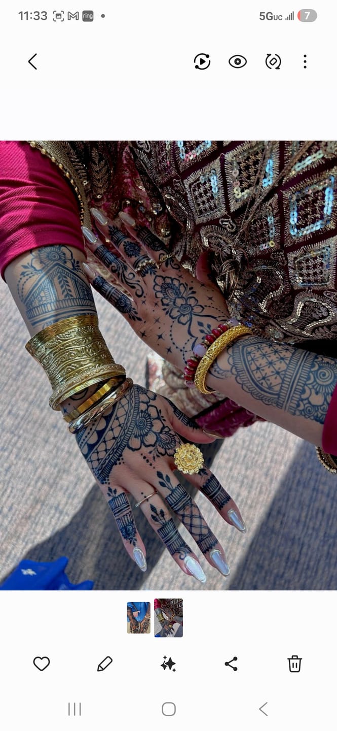 Customer photo review of 8 Ounce Bottle of Fresh Jagua tattoo Gel