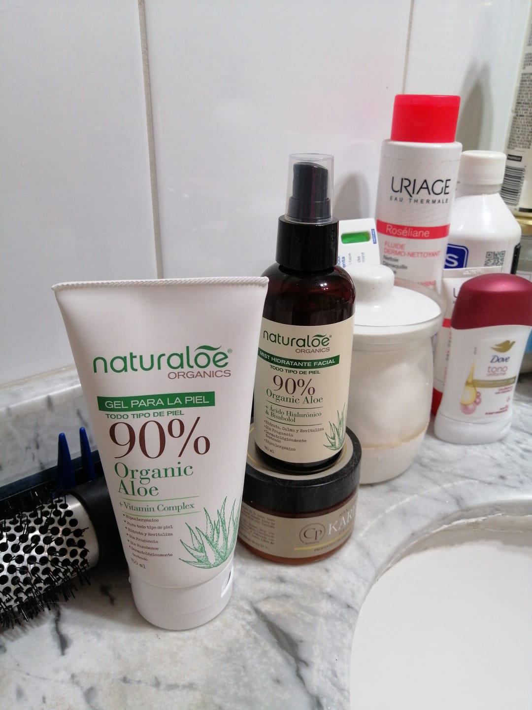 Customer photo review of Mist Hidratante Facial 140ml
