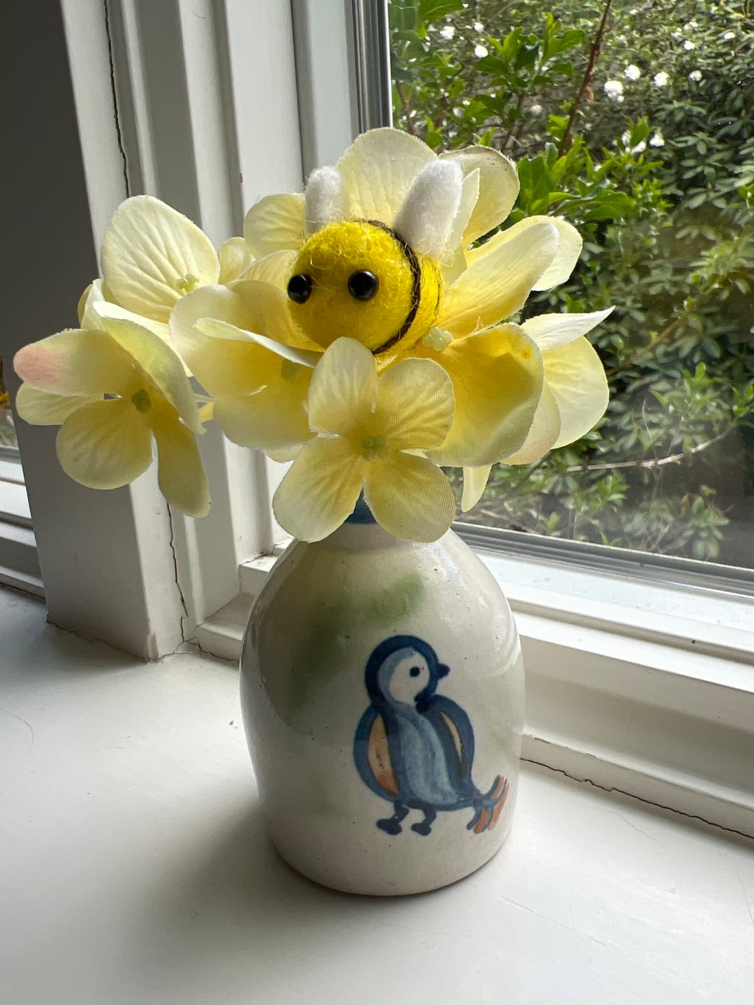 Customer photo review of Perched New Bird Bud Vase
