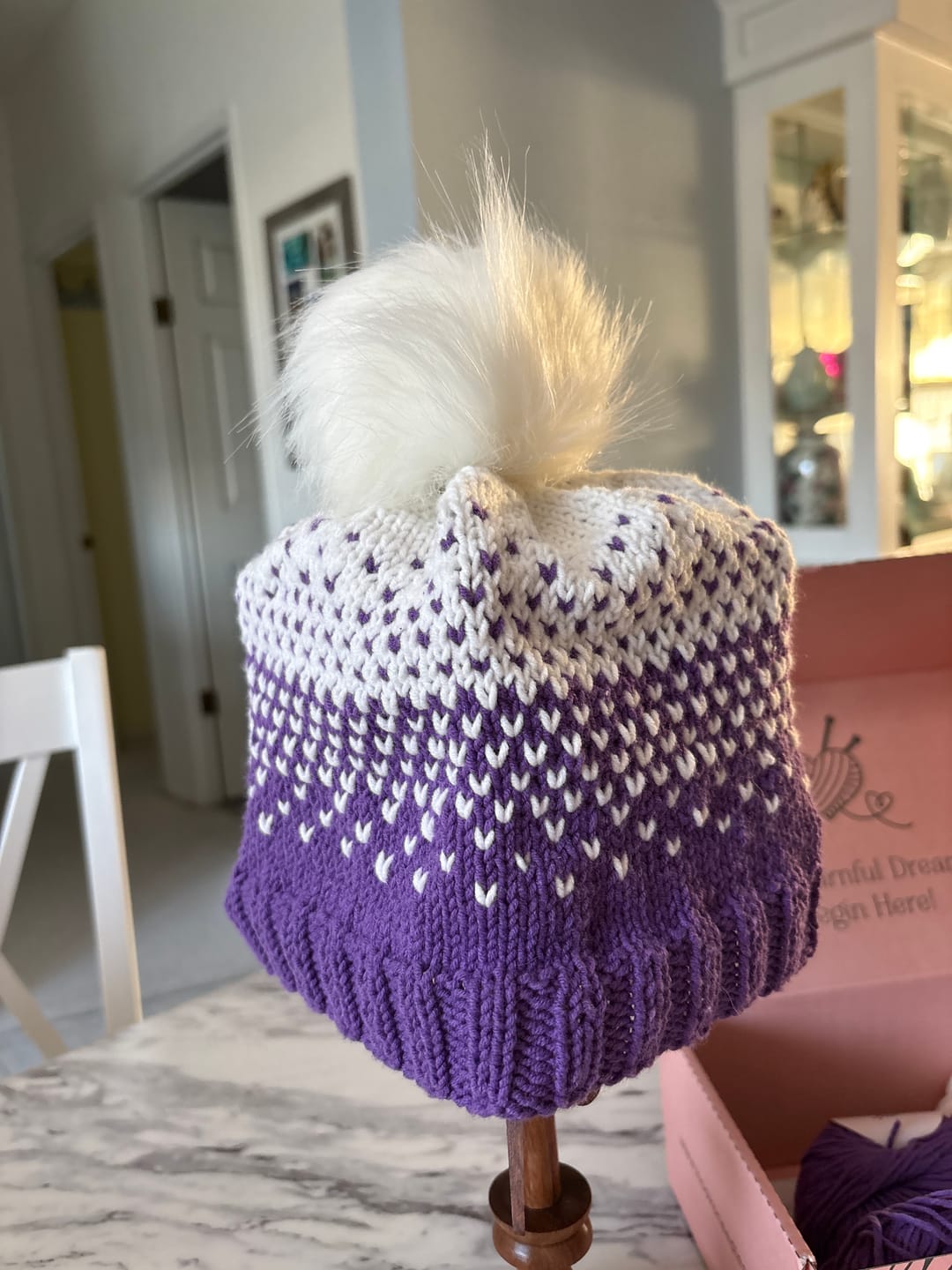 Customer photo review of Hooks & Needles Subscription Box