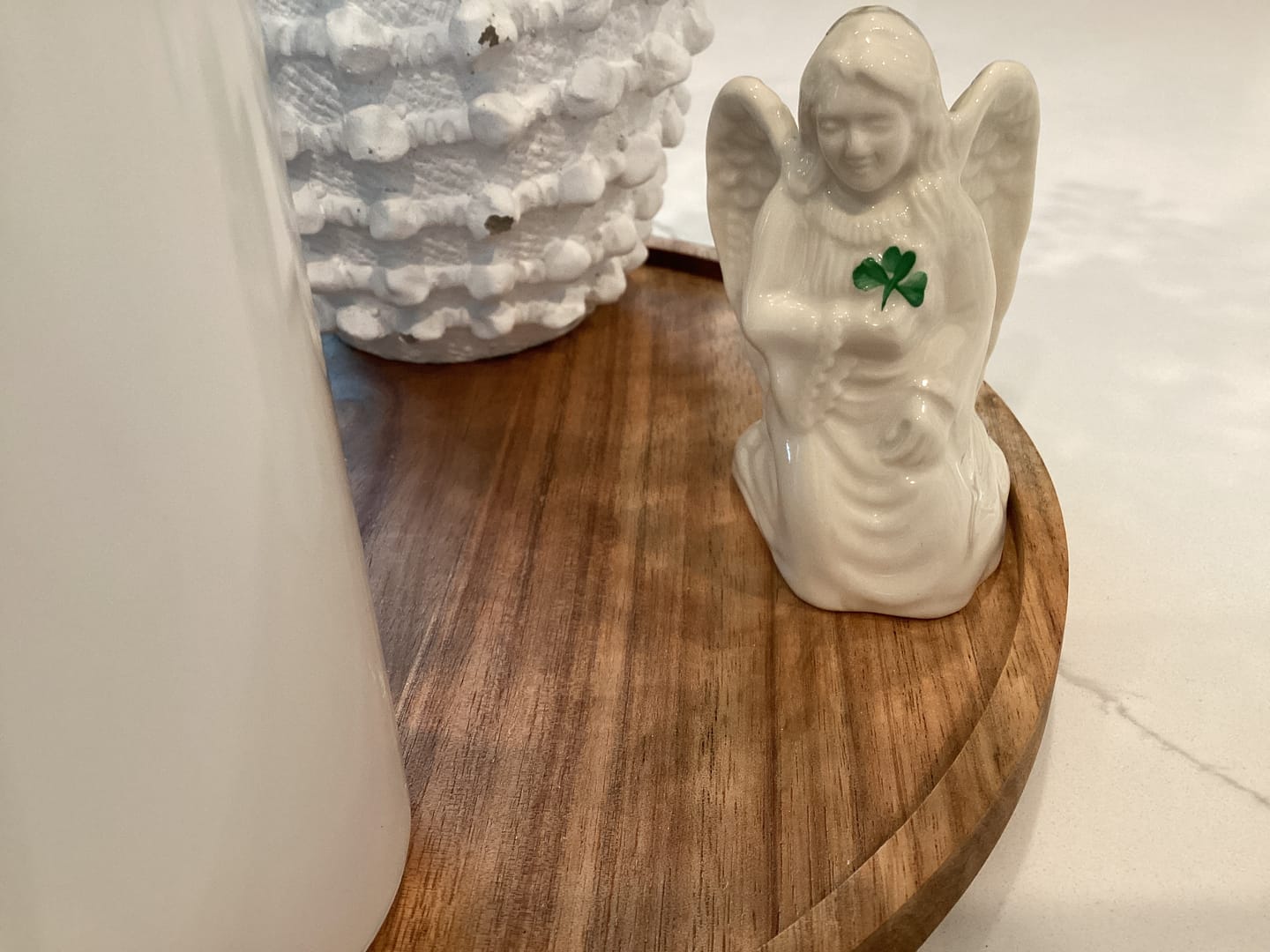 Customer photo review of Belleek Classic Angel of Protection