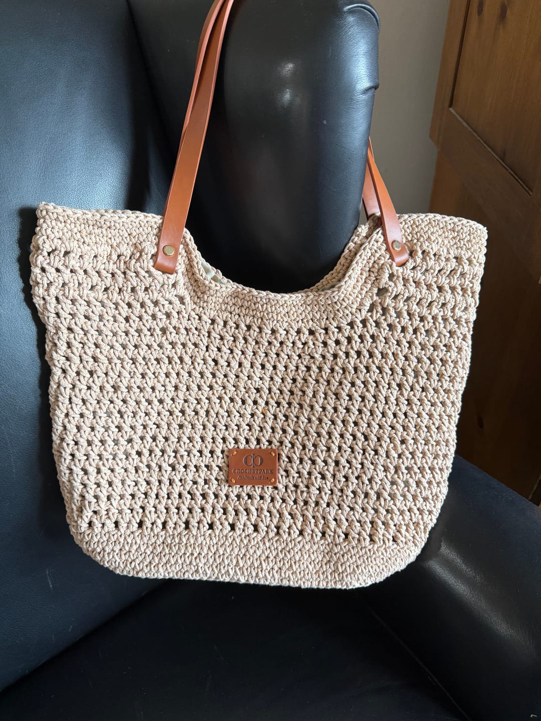 Customer photo review of CrochetPark™ Sunny Beach Tote crochet kit