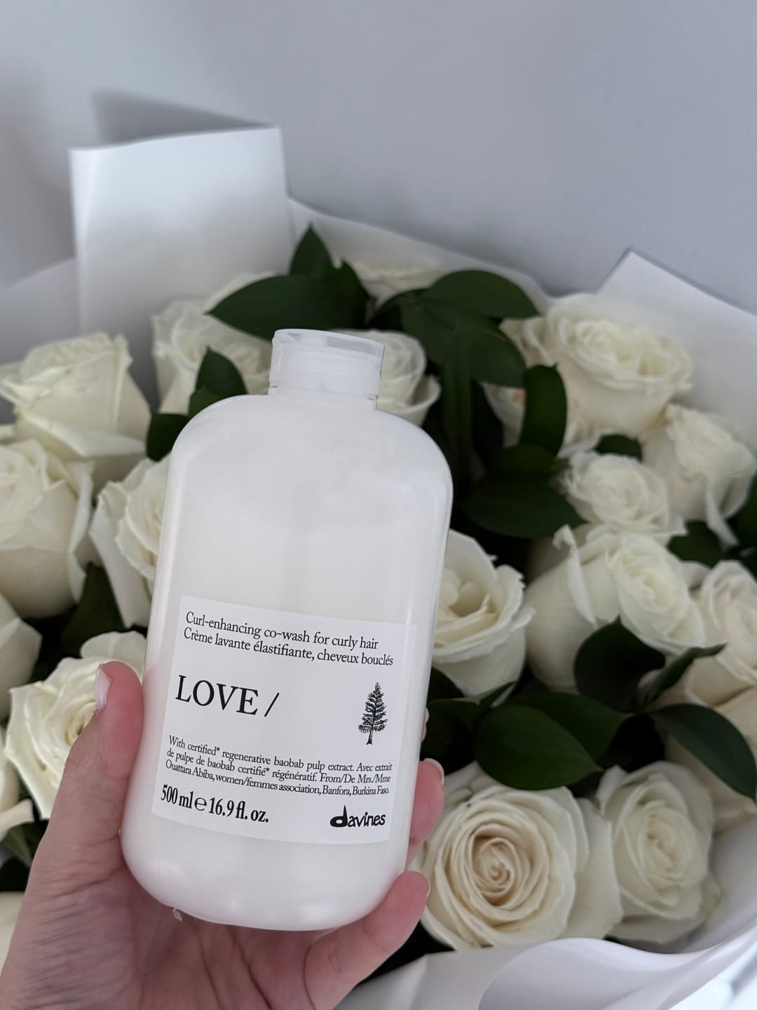 Customer photo review of LOVE CURL Co-wash