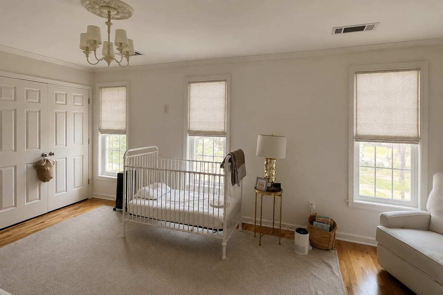 Customer photo review of Margot Custom Roman Shades