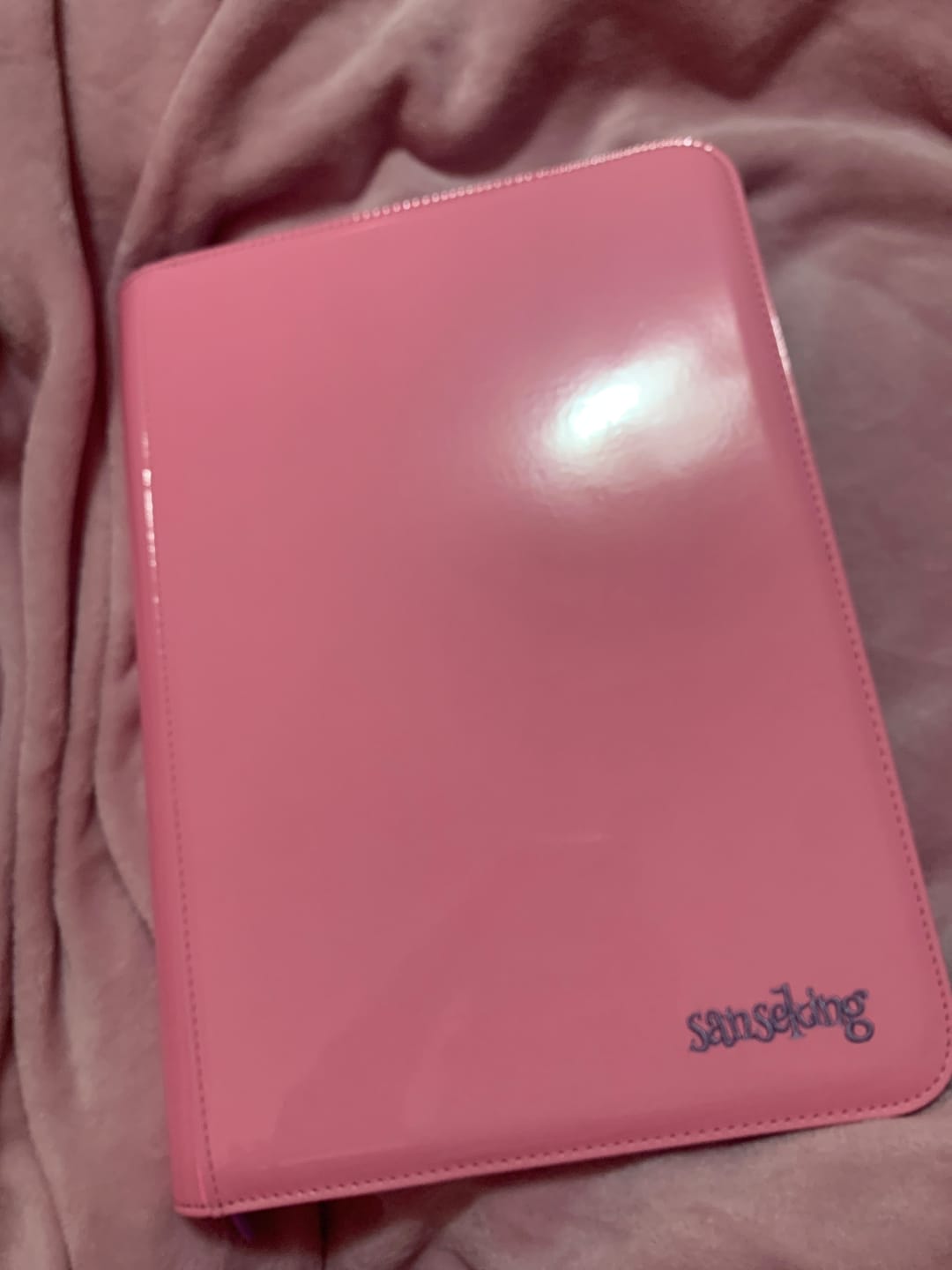 Customer photo review of Coral Binder Series PU Leather Zipper 9-Pocket