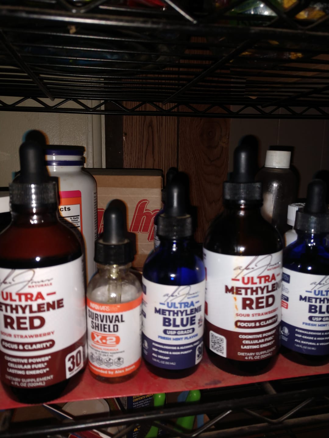 Customer photo review of The Ultra Methylene Red - Sour Strawberry (120ML) (30 Servings)