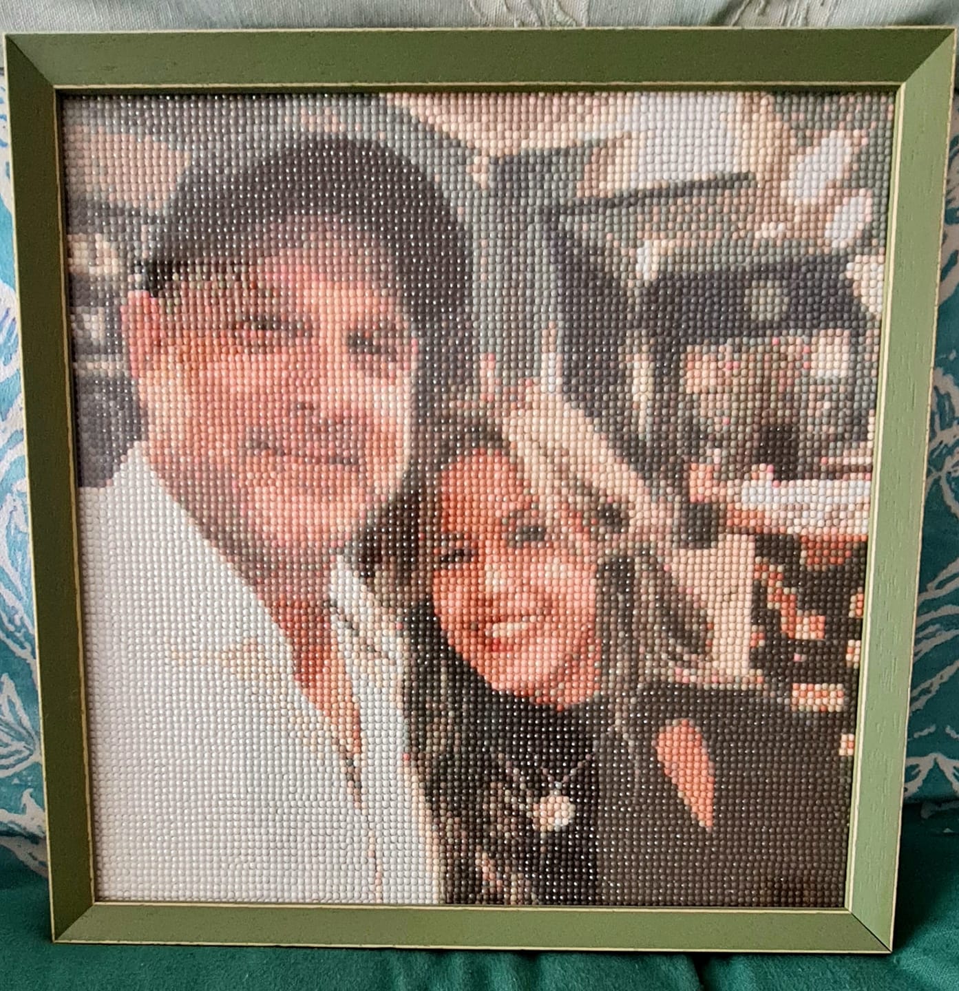 Customer photo review of Custom Diamond Painting