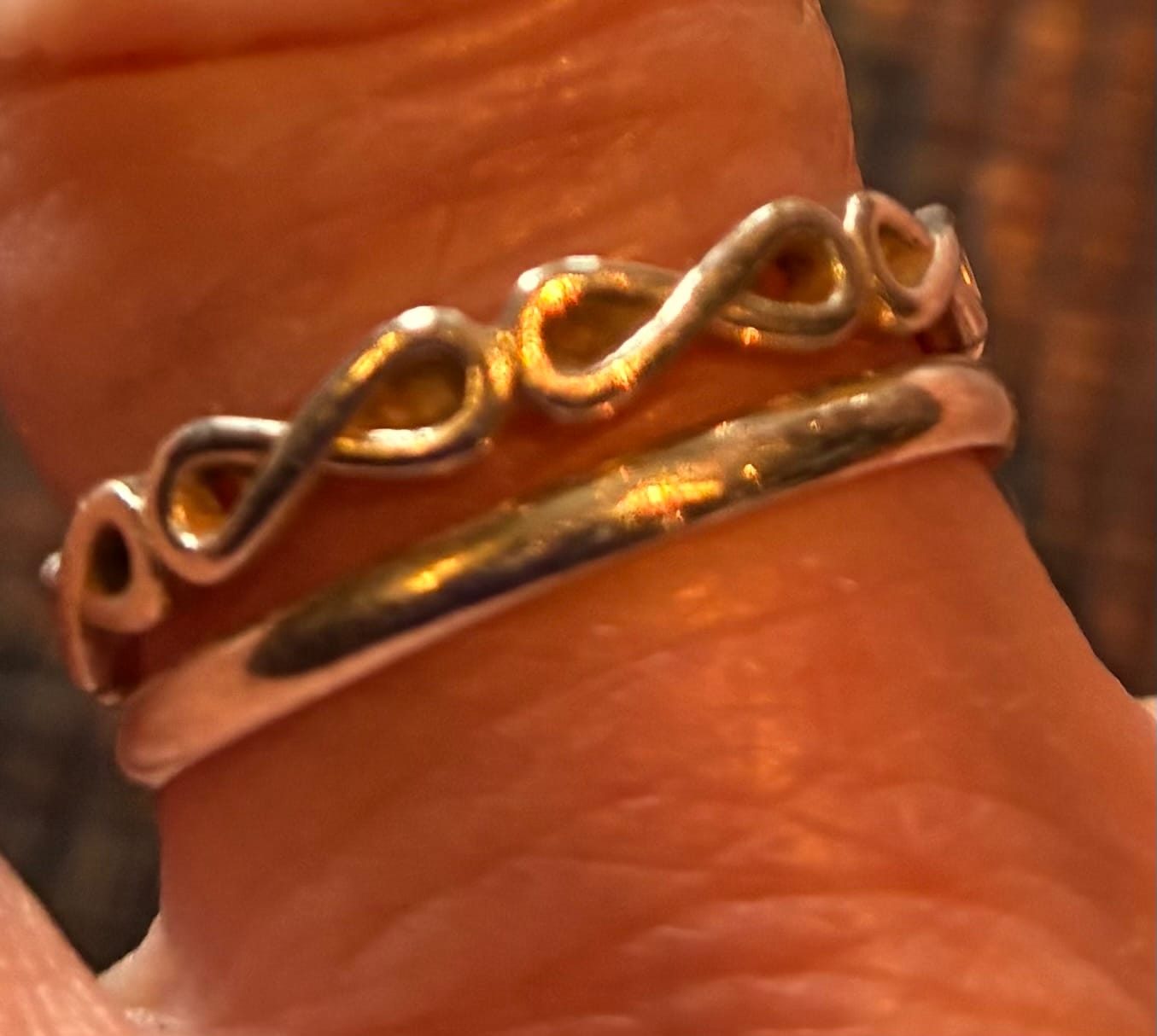 Customer photo review of Rounded stack ring