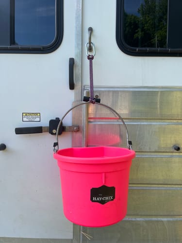 Customer photo review of Hay Chix® Bucket Strap