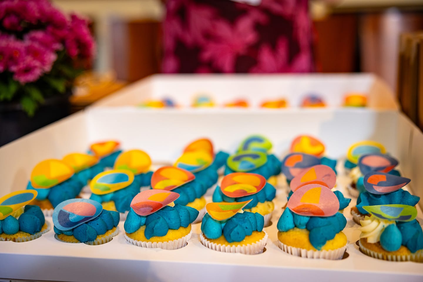 Customer photo review of Wafer Paper (0.3mm thin) - 12 x 5 cm Pre-cut Cupcake Custom Edible Images