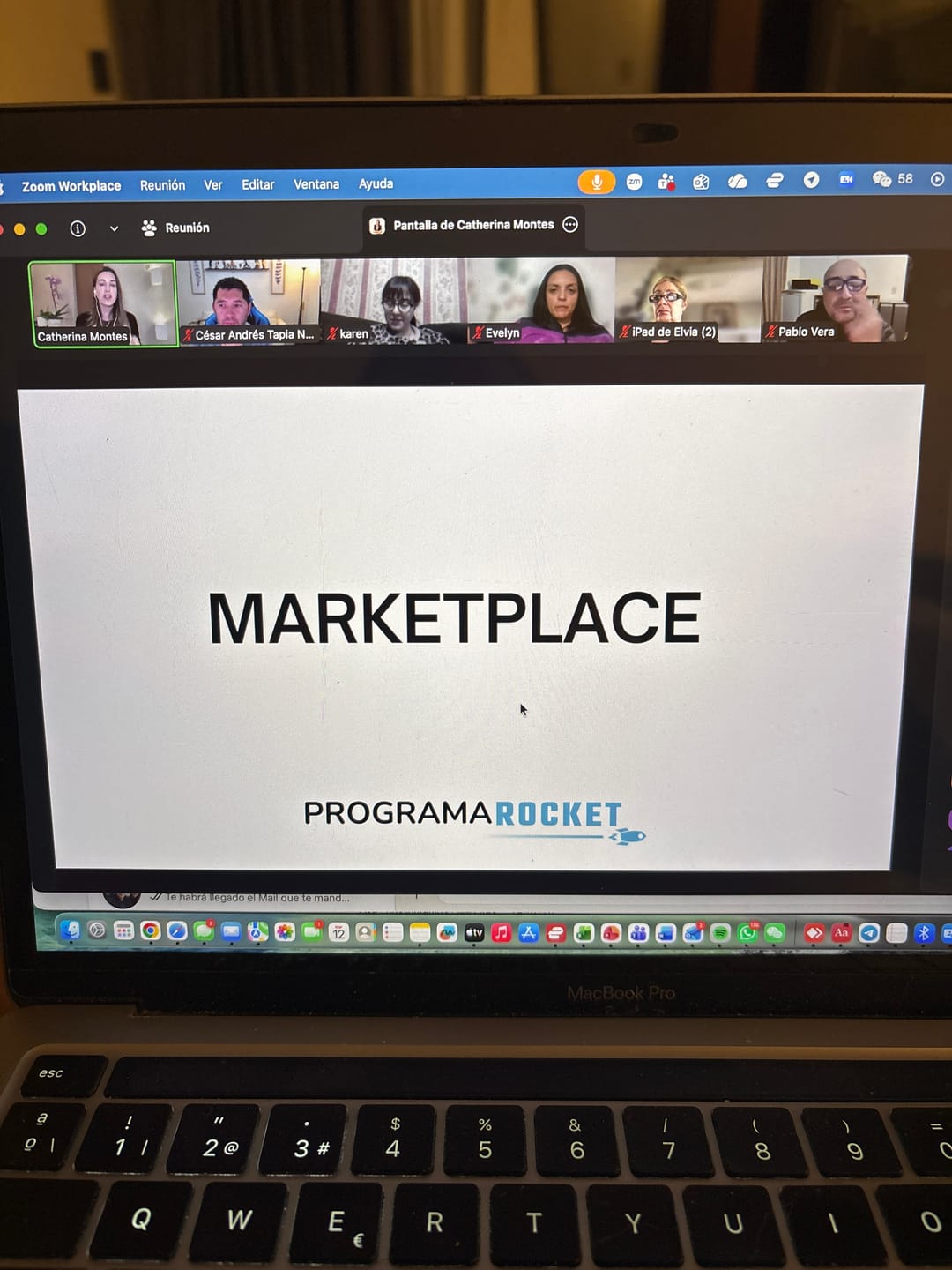 Customer photo review of Programa Rocket 🚀 Ecommerce en Shopify